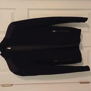 Calvin klein black, zip up sweater size small